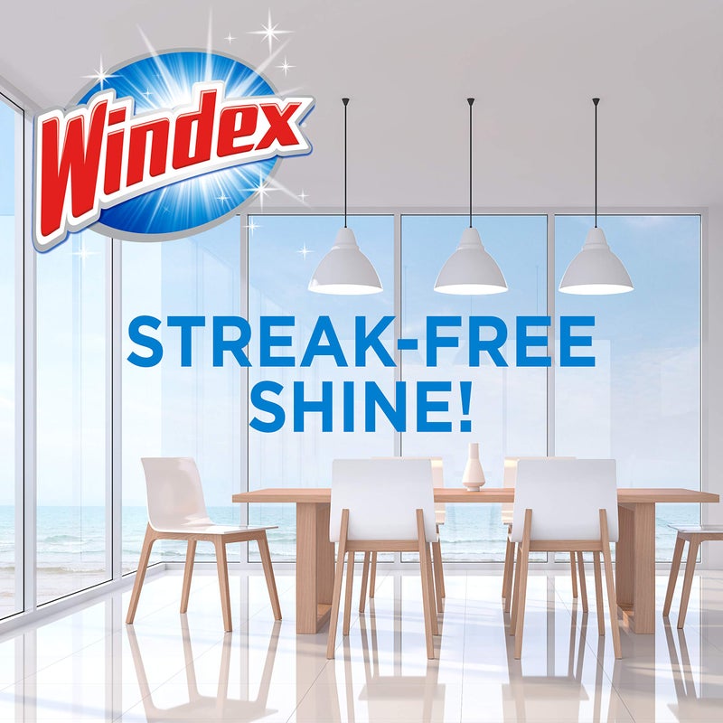 Windex Wipes Glass Cleaning, Pre-Moistened Glass and Surface Wipes to Clean Home Surfaces, Original Scent, 38 Count - Image 2
